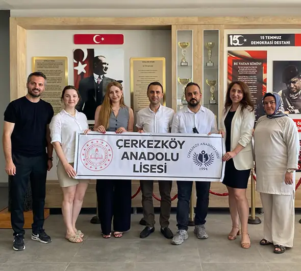 Çerkezköy Anadolu Lisesi Öğrencileri Yaz Okulu Yolculuğuna Hazır